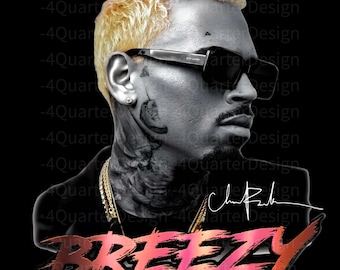 Chris Brown Breezy Bowl XX Tour 2025 TShirt PNG Design, Bootleg Tee, 300 DPI Instant Download And Ready To Print