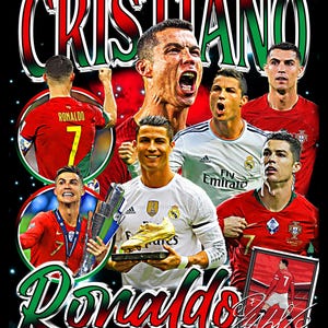 CR7 PNG | Cristiano Ronaldo Digital Download | Ronaldo Portugal Jersey Png | CR7 Shirt Png 300 DPI Ready To Download