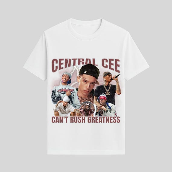 Central Cee Can't Rush Greatness World Tour 2025 Tshirt PNG Design