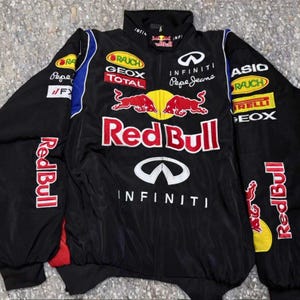 希少 レッドブル インフィニティ レーシング ジャケット 刺繍ロゴ Red bull vintage racing jacket - Etsy 日本