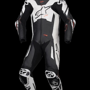 Alpinestars Motogp Men Motorbike racing suit - Top grain Cowhide mild leather suits - Motorcycle Racing Suits, With all customization