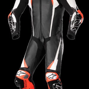 Alpinestars Motogp Men Motorbike racing suit - Top grain Cowhide mild leather suits - Motorcycle Racing Suits, With all customization