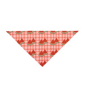 Watermelon Pet Bandana, Fun Dog Accessory, Outdoor Style, Pet Birthday Gift