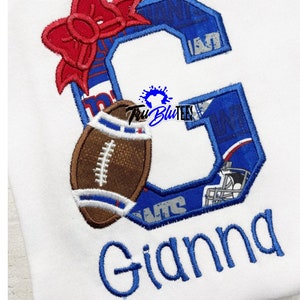 Football w/ Initial Shirt for Girls | Daddy&#39;s Football Girl | Girls Football Shirt | Infant Football Fan | Sports Teams Inspired Football