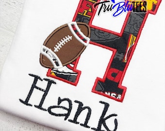 Super Bowl Kansas City Chiefs w / Eerste shirt voor kinderen | Daddy's Football Buddy | Voetbalshirt voor kinderen | Baby voetbal fan