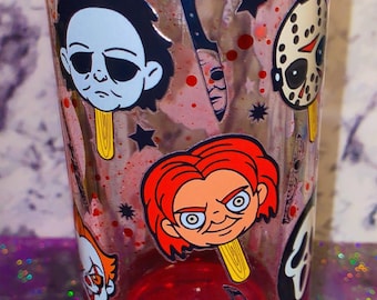 Kultiger Horror Charakter Popsicles Schneekugel Becher 16oz Acryl