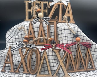 Greek letter ornaments
