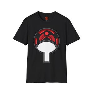 Naruto Uchiha Mangekyou Sharingan Unisex Soft-Style Anime T-Shirt