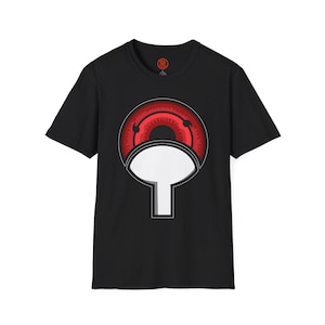 Naruto Sharingan Uchiha Unisex Soft-Style Anime T-Shirt