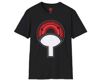 Naruto Sharingan Uchiha Unisex Soft-Style Anime T-Shirt