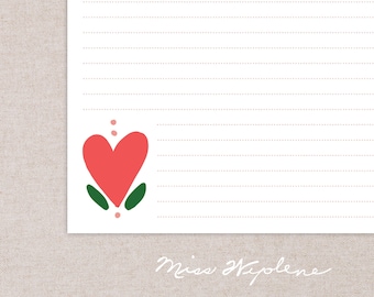 Valentine's To Do List Notepad | Gift For Teacher | Galentine Gift