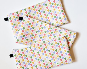 Cute Pencil Case, Slim Pencil Case, Pencil Case with Zipper, cute pouch