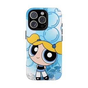 Phone Case, Powerpuff Girls Bubbles Phone Case, Cartoon Phone Cover, Protective Case, Cute Girl Power Gift, Cartoon Network Fan Accessory