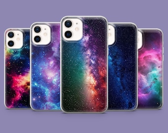 Custodia per telefono Galaxy, Space Cover per iPhone 17, 16, 15, 14, 13, 12, Samsung S25, S24, S23, S22, A16, A56, Pixel 10, 9