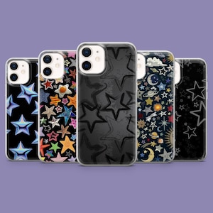 Stars Phone Case, Cosmic Cover for iPhone 16, 15, 14, 13, 12, 11 Samsung S25, S24FE, S23Ultra, A55, A35 Pixel 9Pro, 8A, 7A