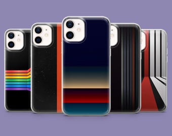 Retro Stripes Phone Case: Vintage Style TPU Cover