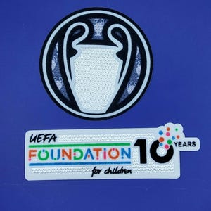 25/26 PSG Champions League Football Soccer Iron-On Kit Sleeve Patch Set -Read Description