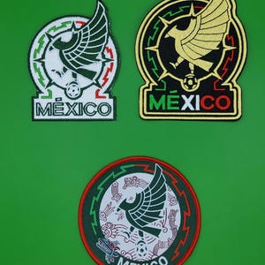 Seleccion Mexicana National Team Futbol Soccer Iron-On Patches / Parches - Read Description