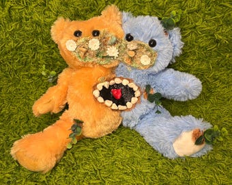creepy conjoined overgrown bear