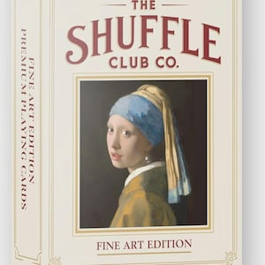 Shuffle Club Co Fine Art-spelkort – Handillustrerad kortlek med konsttema