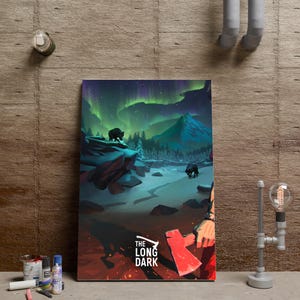 The Long Dark Poster, Wintermute Wall Art, Survival Game Poster, Wall Decor,  Rolled Canvas Print, Gift Game Poster