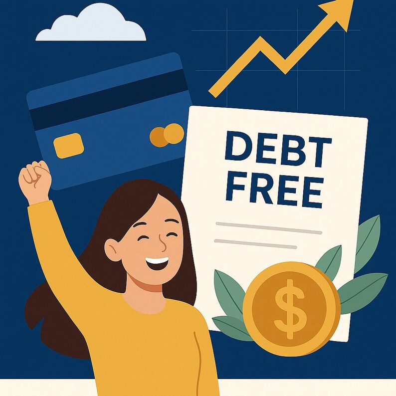 Debt Tracker Template PDF &amp; DOCX | Simple Printable Debt Payoff Log | Personal Finance Planner ...