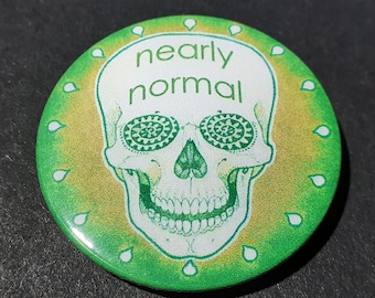 Say it with Skulls: badges (green)