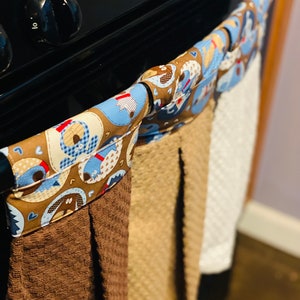 Dog kitchen dish towel, cotton tea towel, stove handle towel, oven door kitchen towel, hanging dish towel, absorbent towel, woven dish towel