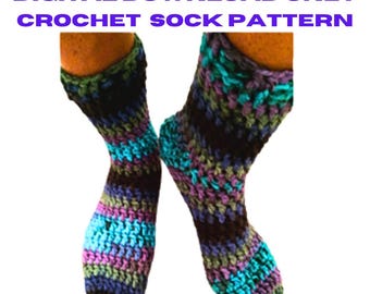 Modèle de chaussettes épaisses au crochet : projet de 3 heures (téléchargement PDF)