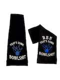 Personalized bowling towel, embroidered gift for bowling lover,