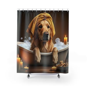 Golden Retriever Bad-Duschvorhänge