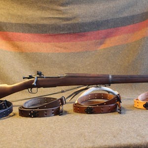 Leather Rifle Sling 1907 Military National Match