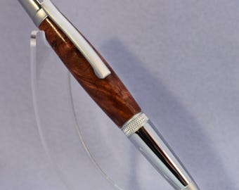 Redwood Burl Hand-Turned Pen – Elegance in Every Detail
