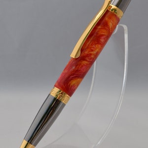 Elegant Sierra Pen in &quot;Mai Tai&quot; and Lifetime Gold Plating