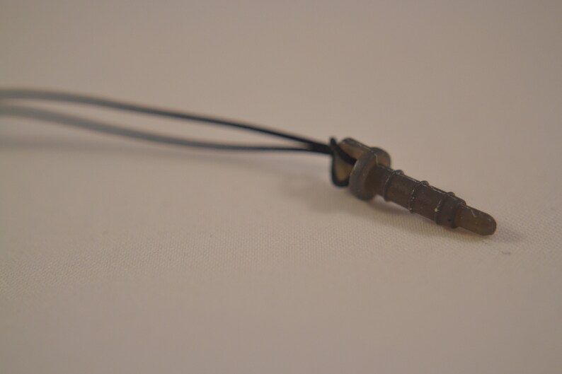 Mini Stylus in Swirled Honey Gold Acrylic with Gun Metal Accents
