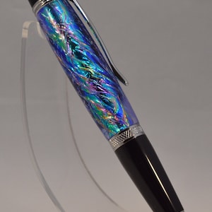 Reach for the Stars with this Sierra Pen in &quot;Galaxy&quot; Acrylic and Chrome Plating