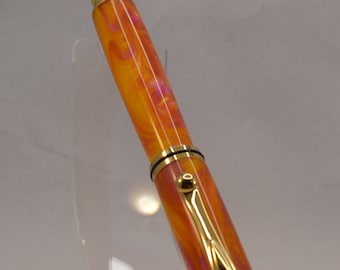 Acrylic Fountain Pen: "Mai Tai" Pearlescent, JoWo #6 Nib