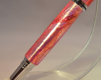 Unusual "Fire" Acrylic on a Special Fountain Pen JoWo #6 M nib