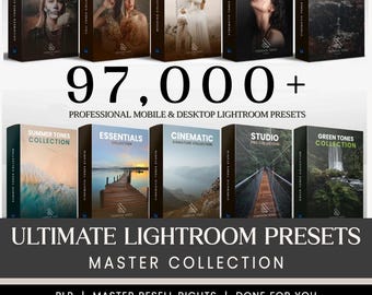 Mega paquete con más de 97 000 ajustes preestablecidos de Lightroom