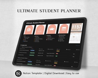 Plantilla definitiva de Notion para el planificador estudiantil