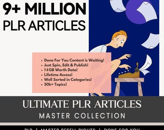 Mega colección de más de 9 millones de artículos PLR