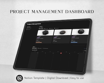 Plantilla de panel de gestión de proyectos de Notion