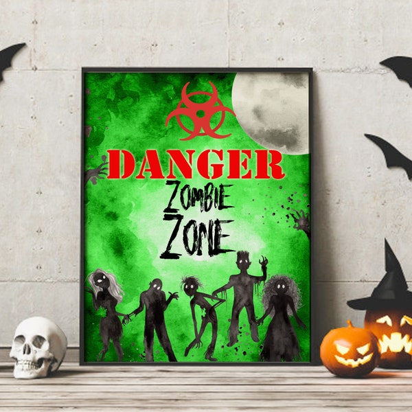 Zombie Printable - Etsy