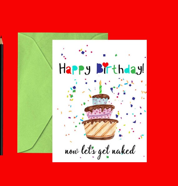 PRINTABLE Funny Birthday Card Dirty Adult Birthday Card | Etsy