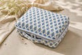 Personalized Quilted Packing Cube, Cotton Travel Organizer Bag, Custom Name Suitcase Storage, Handmade Gift for Travellers, Gift for her product logo