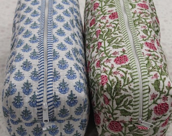 Block Print Quilted Hair Tool Bag, Dyson Airwrap/Airstrait Bag, Travel Case, Gift for women