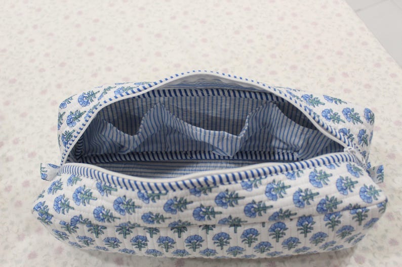 Sac à outils de coiffure matelassé à imprimé bloc, sac Dyson Airwrap/Airstrait, étui de voyage, cadeau pour femme image 10
