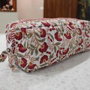Sac à outils de coiffure matelassé à imprimé bloc, sac Dyson Airwrap/Airstrait, étui de voyage, cadeau pour femme Pouch 7