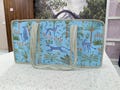 Blue Jungle Quilted Mahjong Bag, Mahjong Tile Storage Case, Leopard Print Mahjong Tote, Travel Game Bag, Gift for Mahjong Lover product logo