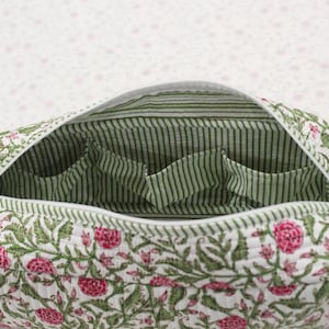 Sac à outils de coiffure matelassé à imprimé bloc, sac Dyson Airwrap/Airstrait, étui de voyage, cadeau pour femme image 9